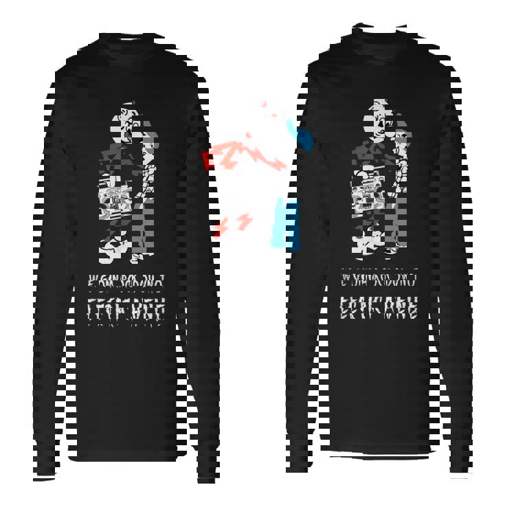 Reddy Kilowatt Electric Avenue 80年代ブームボックス ビンテージ 長袖Tシャツ