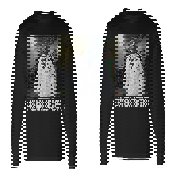 Tuff Pigeon Doctor 2026 New Brainrot Meme Kid Aiジョーク 長袖Tシャツ