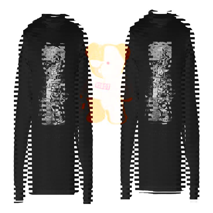 Future Is Now テディベアロボット 長袖Tシャツ ギフトのアイデア