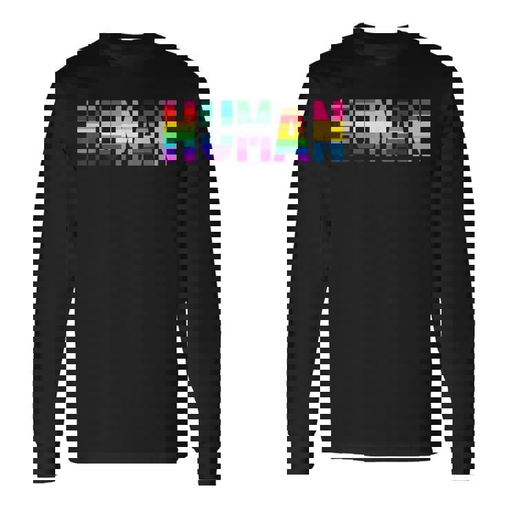 Genre Lesbienne Gay Trans Queer Tenue Arc-En-Ciel T-shirt à manches longues