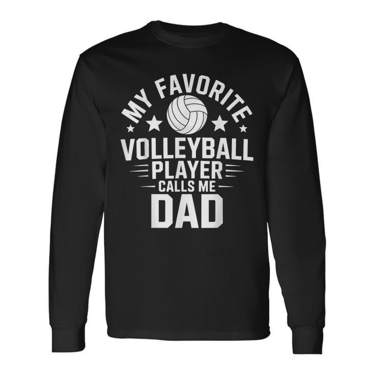Giocatore Di Pallavolo Papà Pallavolo Divertente Maglietta a maniche lunghe