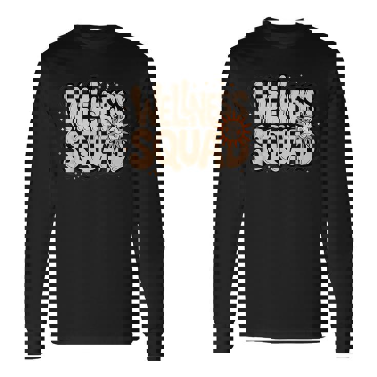 Happy Wellnessquad フィットネス Ot ナースキャンプ Pta PE ジム 部族 長袖Tシャツ