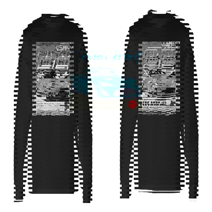 Hashi-Rokuオーセンティックjdmストリートスタイル 長袖Tシャツ