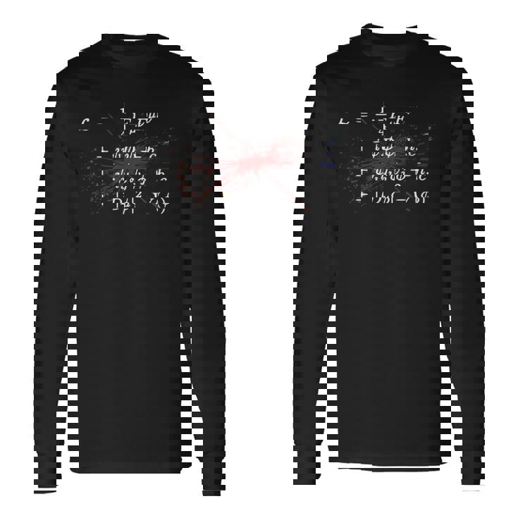 Higgs Boson Lagrangian 理論物理標準モデル 長袖Tシャツ