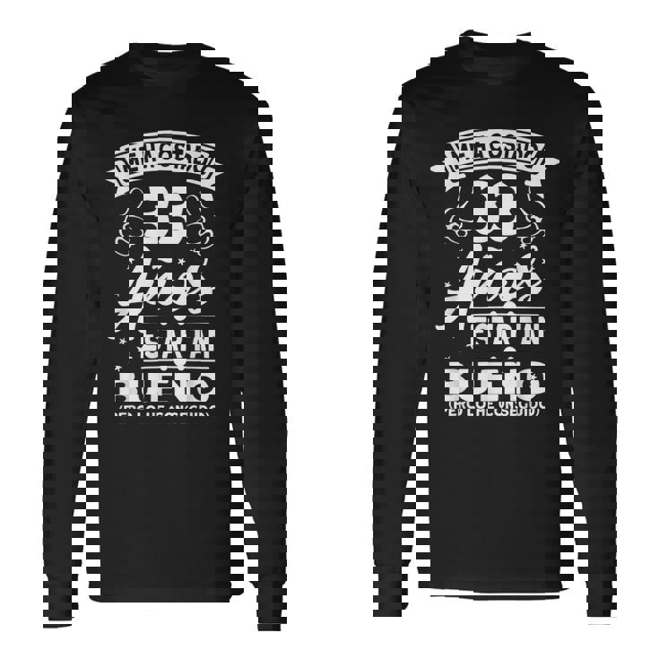 Hombre 33 Cumpleaños Regalo Años Divertido Decoraciónintage 1989 Camiseta de manga larga