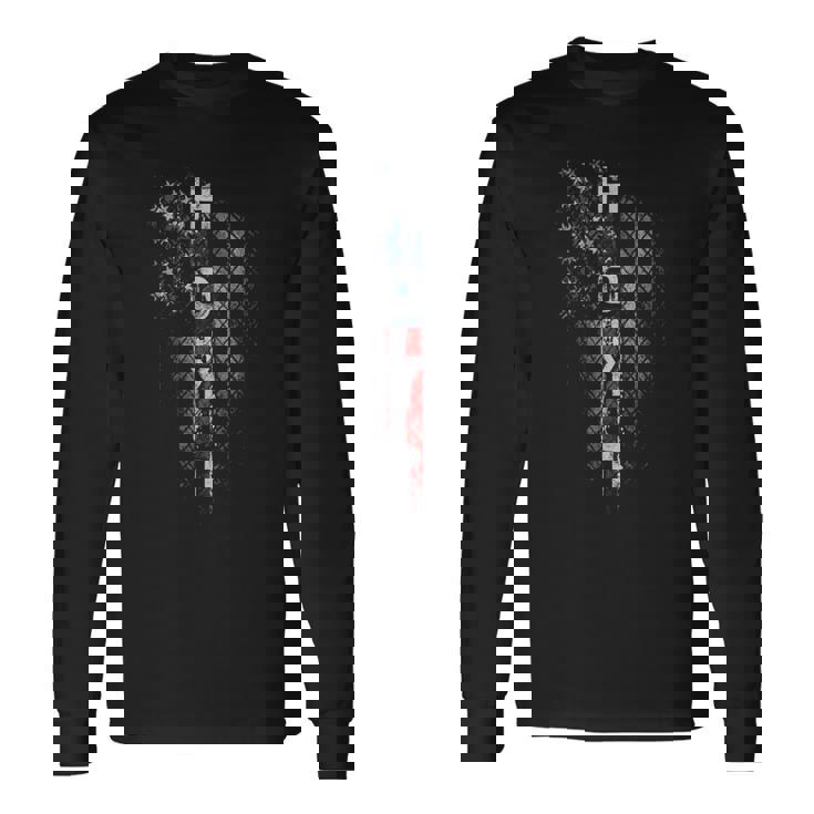 Hoyt Family アメリカ国旗 長袖Tシャツ