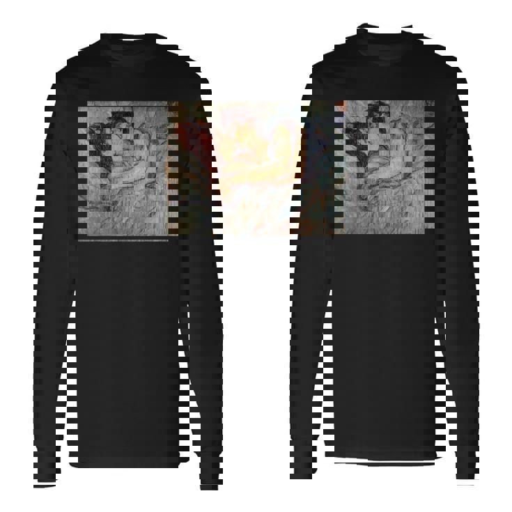 In Bed The Kiss アンリ・ド・トゥールーズロートレック Lgbtq アート 長袖Tシャツ