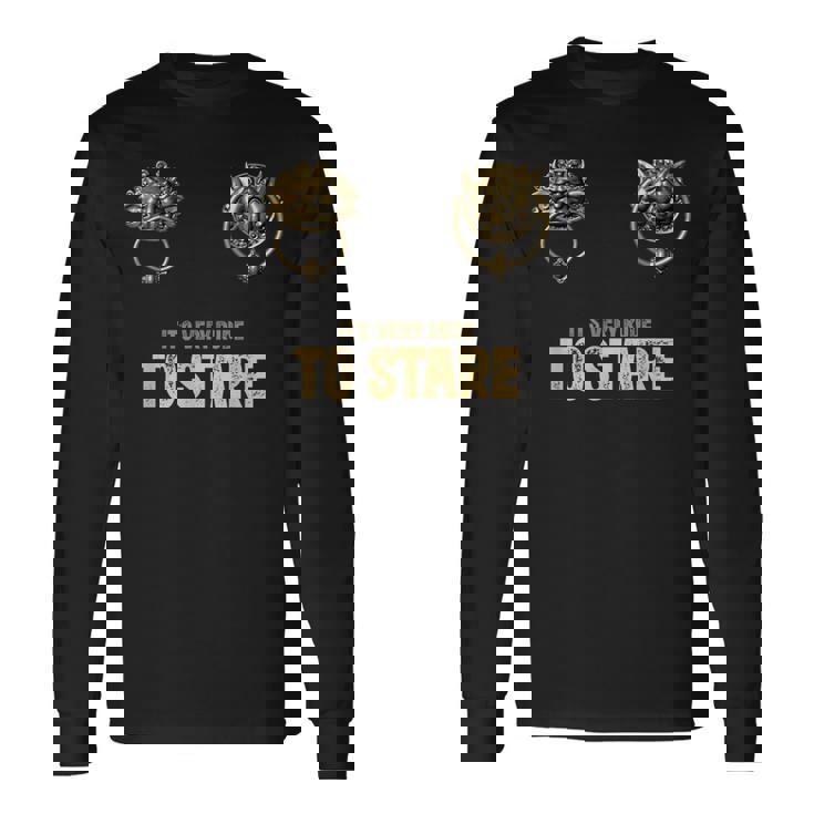 It'sery Rude Totare ラビリンス ドアノッカー 長袖Tシャツ