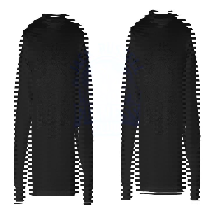 Jack Russell Terrier ヴィンテージ フィットネスクラブ 犬 ボディビル 長袖Tシャツ