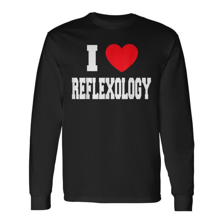 J'adore La Réflexologie T-shirt à manches longues