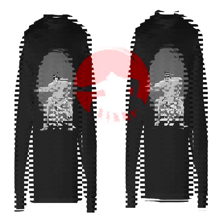 Japaneseumo Wrestler Japan Anime 長袖Tシャツ