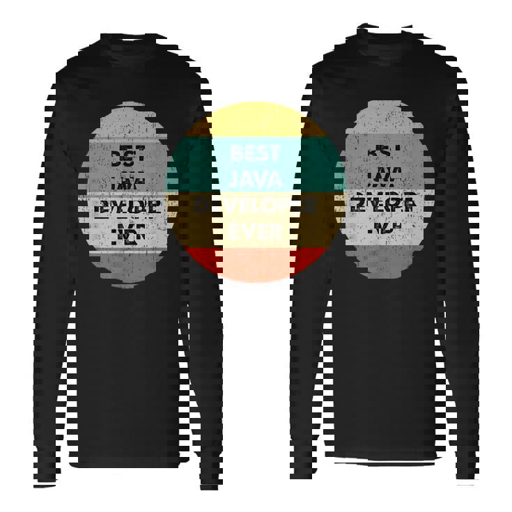 Javaデベロッパーシャツ 長袖Tシャツ