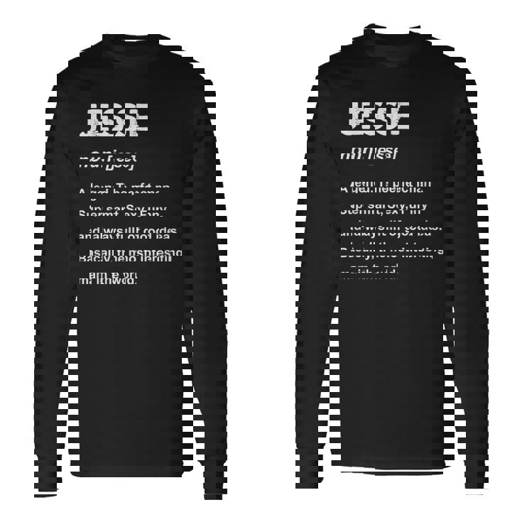 Jesse ネームシャツ 長袖Tシャツ