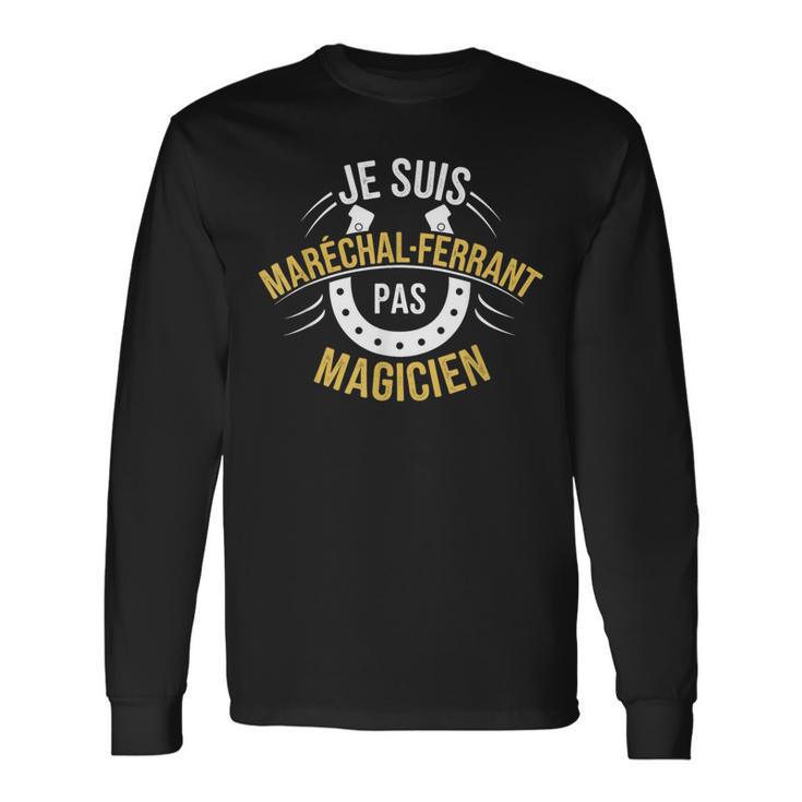 Jeuis Maréchal-Ferrant Pas Magicien Chevaux T-shirt à manches longues