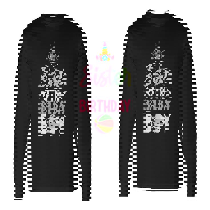 Jugador De Baloncesto Hermana Del Niño Cum Camiseta de manga larga