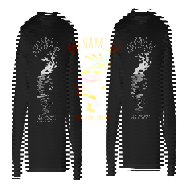 Koaya アリゾナ Usa ダンシング ココペリ 南西部デザイン 長袖Tシャツ ギフトのアイデア