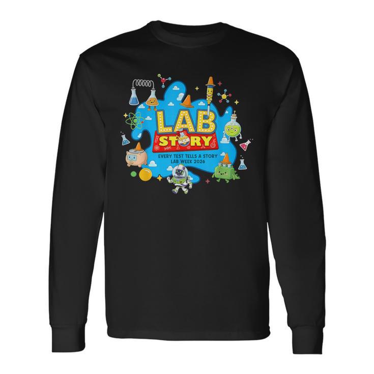 Lab Story Lab Week 2026 Medical Laboratory Technician Team Long Sleeve T-Shirt Gifts ideas