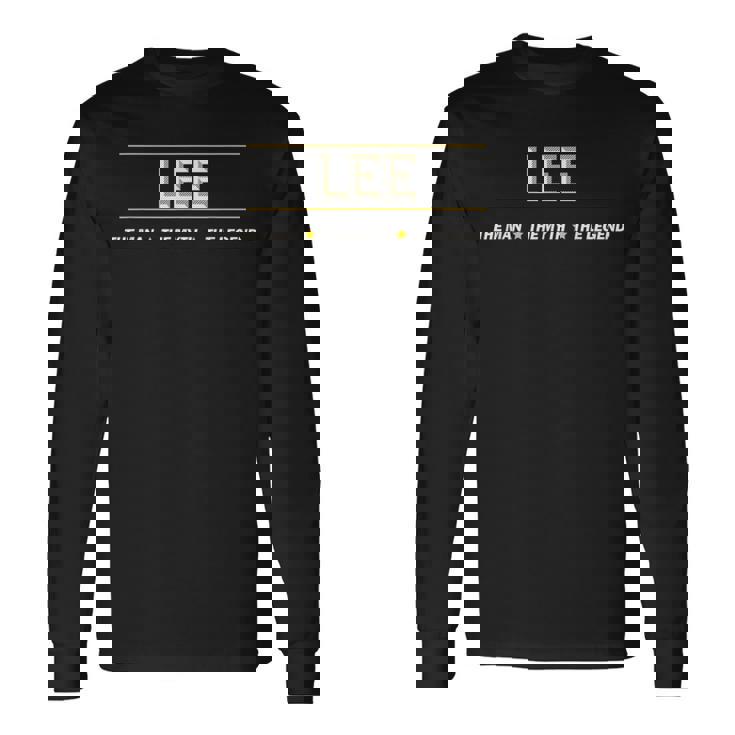 Lee The Man The Myth The Legend 長袖Tシャツ