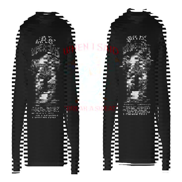 Leg Day 脚 ワークアウト ボディビルダー スクワット 健康 フィットネス ジム 長袖Tシャツ ギフトのアイデア