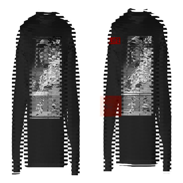 Life Picture Collection _ ジャッキー ロビンソン7 _ 野球 長袖Tシャツ