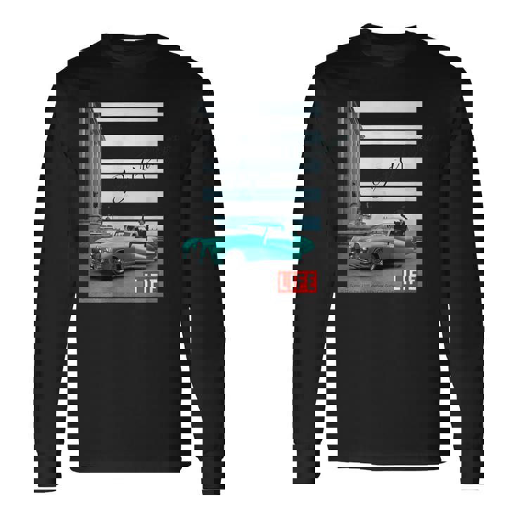 Life Picture Collection モデルと自動車 ／ エッフェル塔（1） 長袖Tシャツ