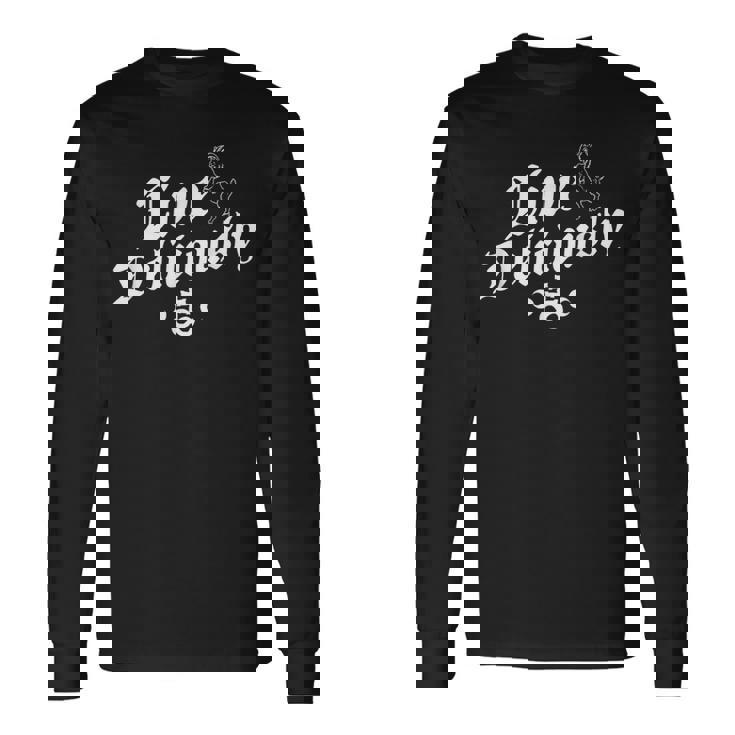 Live Deliciously ヴィンテージ アンティーク調 魔術 オカルト 長袖Tシャツ ギフトのアイデア