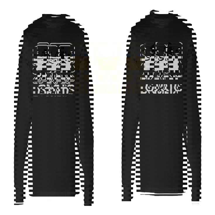 Los Orcalitos 面白いイタリアンブレインロットスラングオルカレロオルカラ 長袖Tシャツ