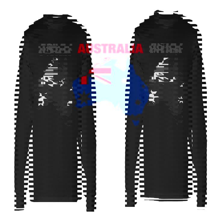 I Love Australia Enjoy Wear Australia Flag Graphic Cool 長袖Tシャツ