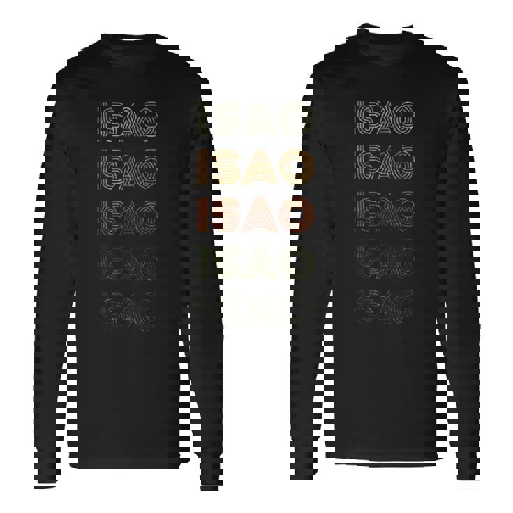 Love Heart Isao グランジ ヴィンテージスタイル ブラック イサオ 長袖Tシャツ