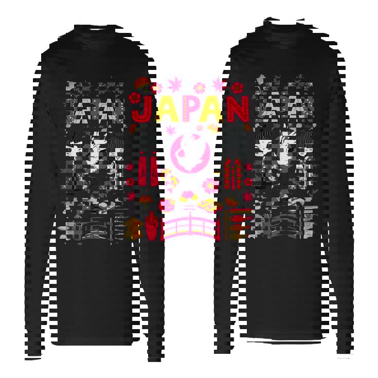 I Love Japan Folklore Nature & Culture Japan Graphic 長袖Tシャツ ギフトのアイデア