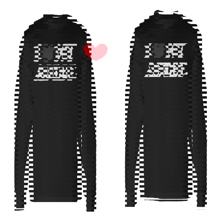 I Love My Abebe アイ・ラブ・マイ・アベベ 長袖tシャツ 長袖Tシャツ