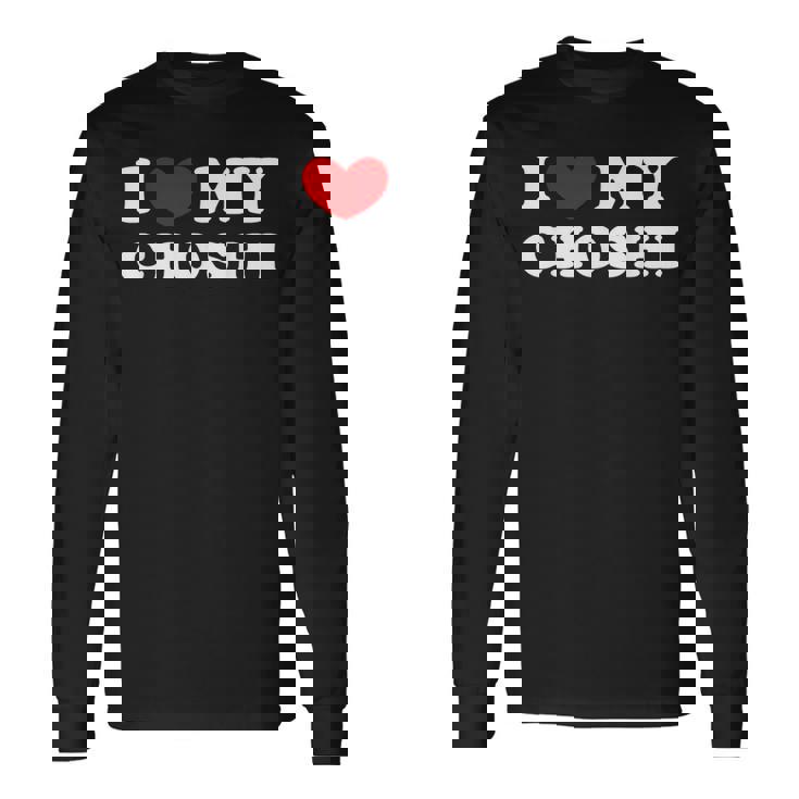 I Love My Choshi 銚子が大好き 長袖Tシャツ