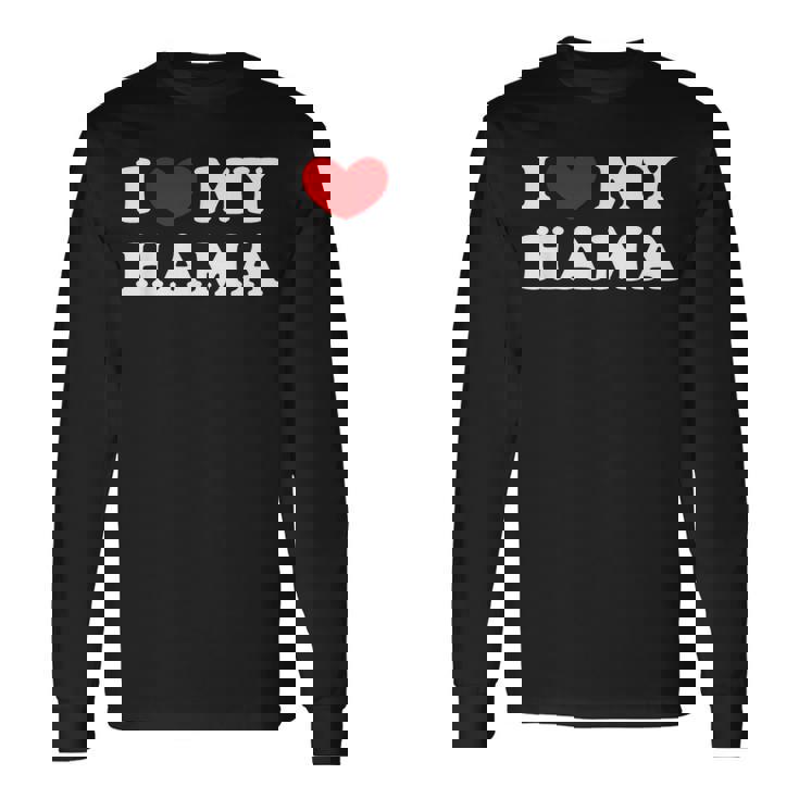 I Love My Hama アイ・ラブ・マイ・ハマ 長袖Tシャツ