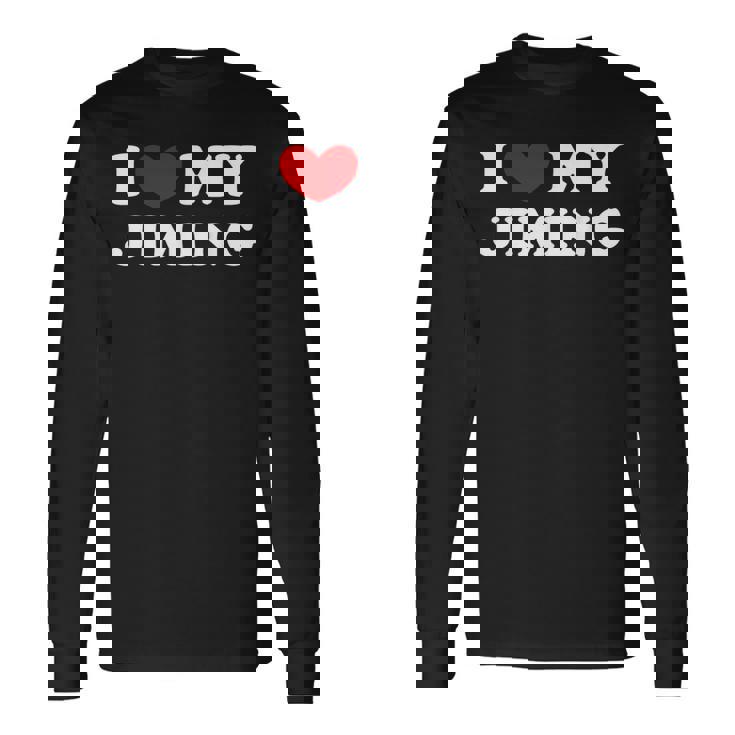 I Love My Jiming 私はジミンが大好きです 長袖Tシャツ ギフトのアイデア