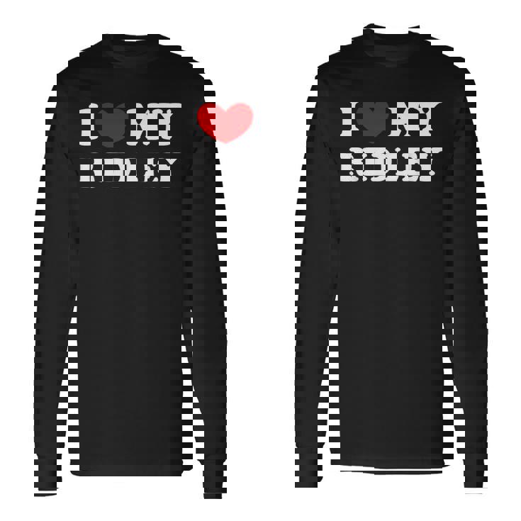 I Love My Ridley アイ・ラブ・マイ・リドリー 長袖Tシャツ