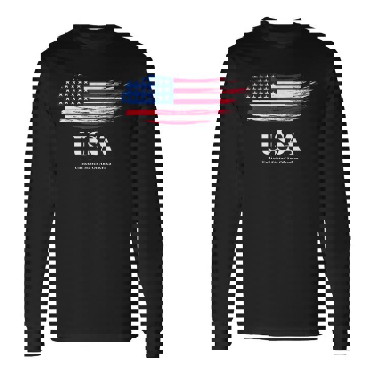 I Love Usa Cool Unitedtates Of America Flag T Usa 長袖Tシャツ