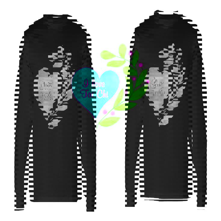 I Love 太極拳 長袖Tシャツ