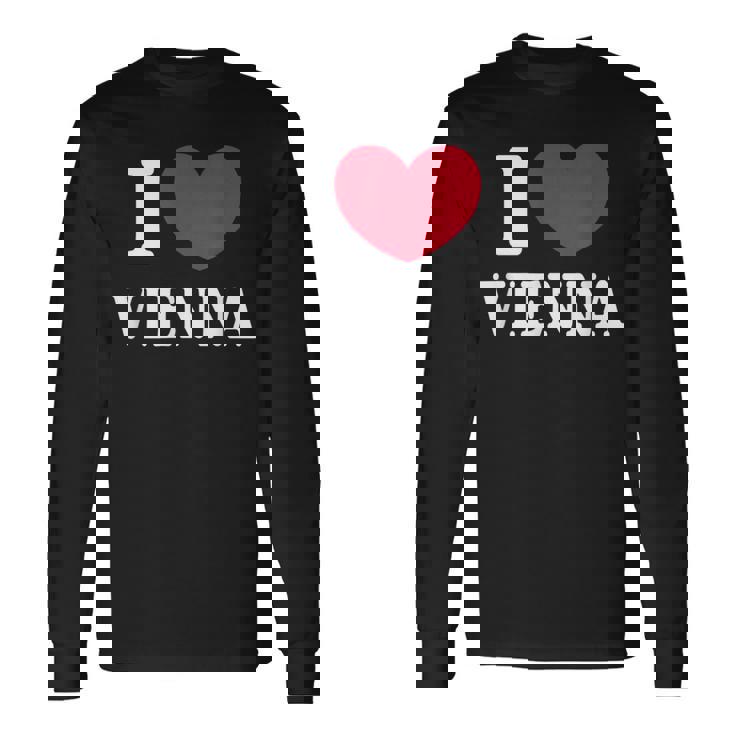 I Loveienna ウィーンが大好き 長袖Tシャツ