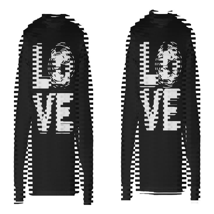 Loveoocer 愛を言うサッカー 長袖Tシャツ