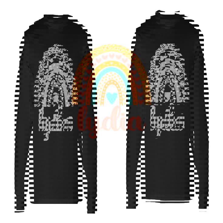 Lydia De Cumpleaños Con Nombre De Lydia Camiseta de manga larga