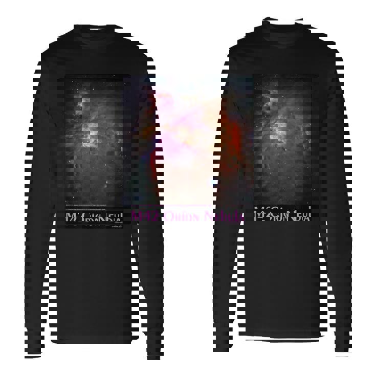 M42 オリオン星雲天文シャツ 長袖Tシャツ