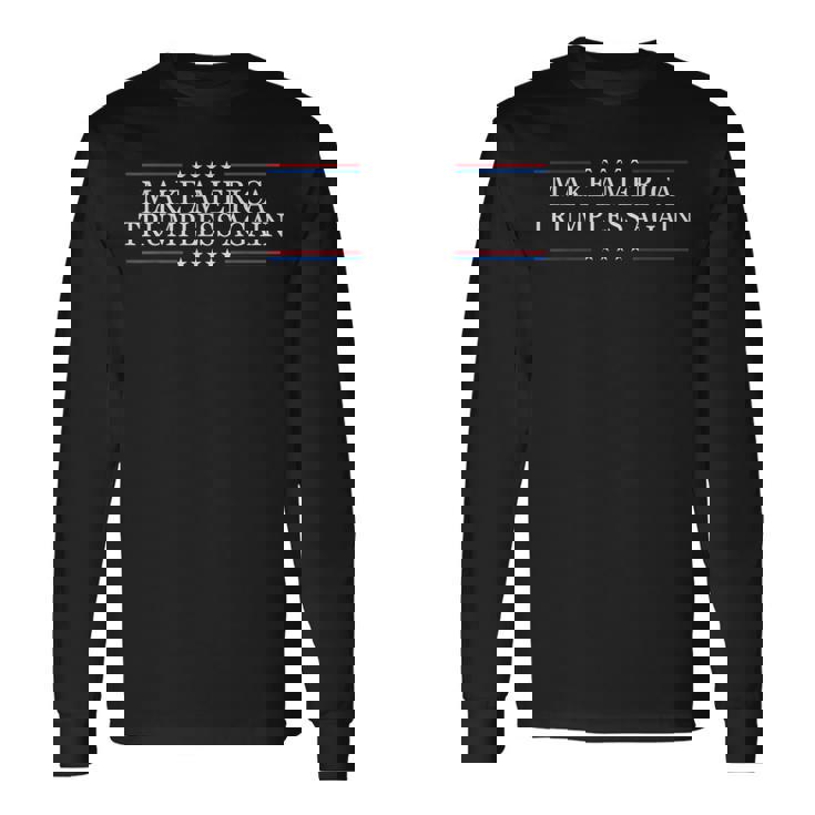 Make America Trumpless Again 反トランプ 長袖Tシャツ