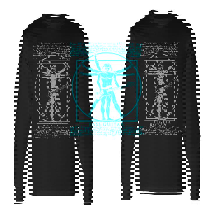 Manitruvian Guitarist ロックスター バスダヴィンチ 長袖Tシャツ