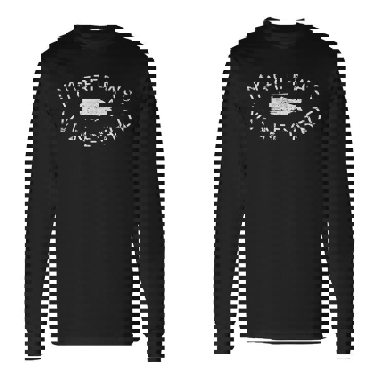 Martha'sineyardperm Whale アンティーク調tシャツ 長袖Tシャツ