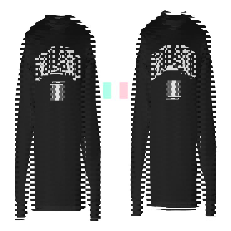 Milano Italia Flag Of Italy Classic 長袖Tシャツ