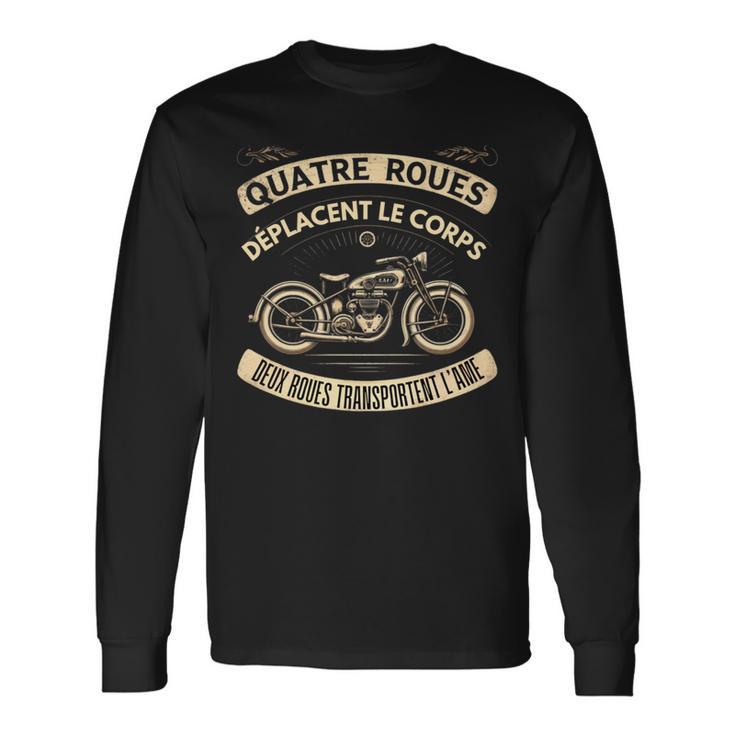 Motard Homme Moto Cadeau Motorcycle Motards Manche Longue T-shirt à manches longues