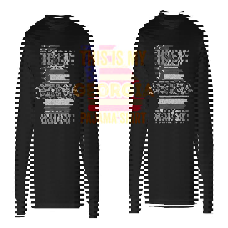 My Georgia パジャマ シャツ ファニー ジョージア 長袖Tシャツ