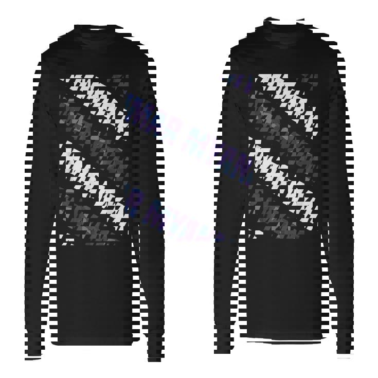 Myanmarカモ柄パープルカモフラージュ 長袖Tシャツ ギフトのアイデア