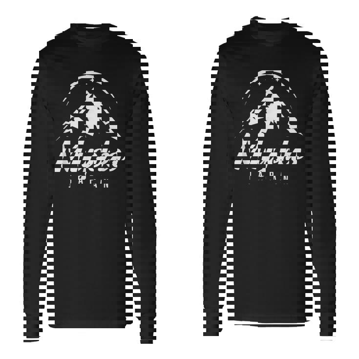 Myoko Japan スキーリゾート スキー スノーボード 長袖Tシャツ