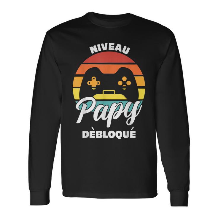 Niveau Papy Débloqué Grandpa T-shirt à manches longues